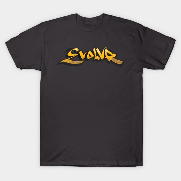 EvolVR Logo: Graffiti Style T-Shirt by EvolVR